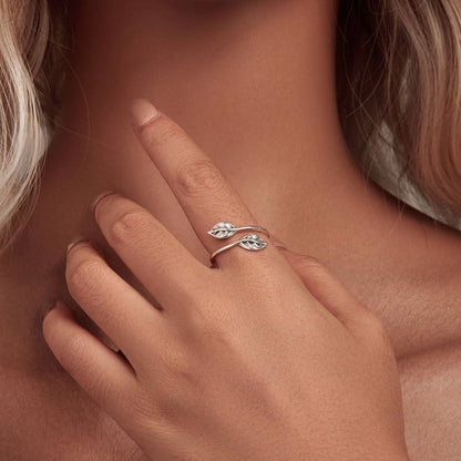 Inel reglabil din Argint Deep Nature