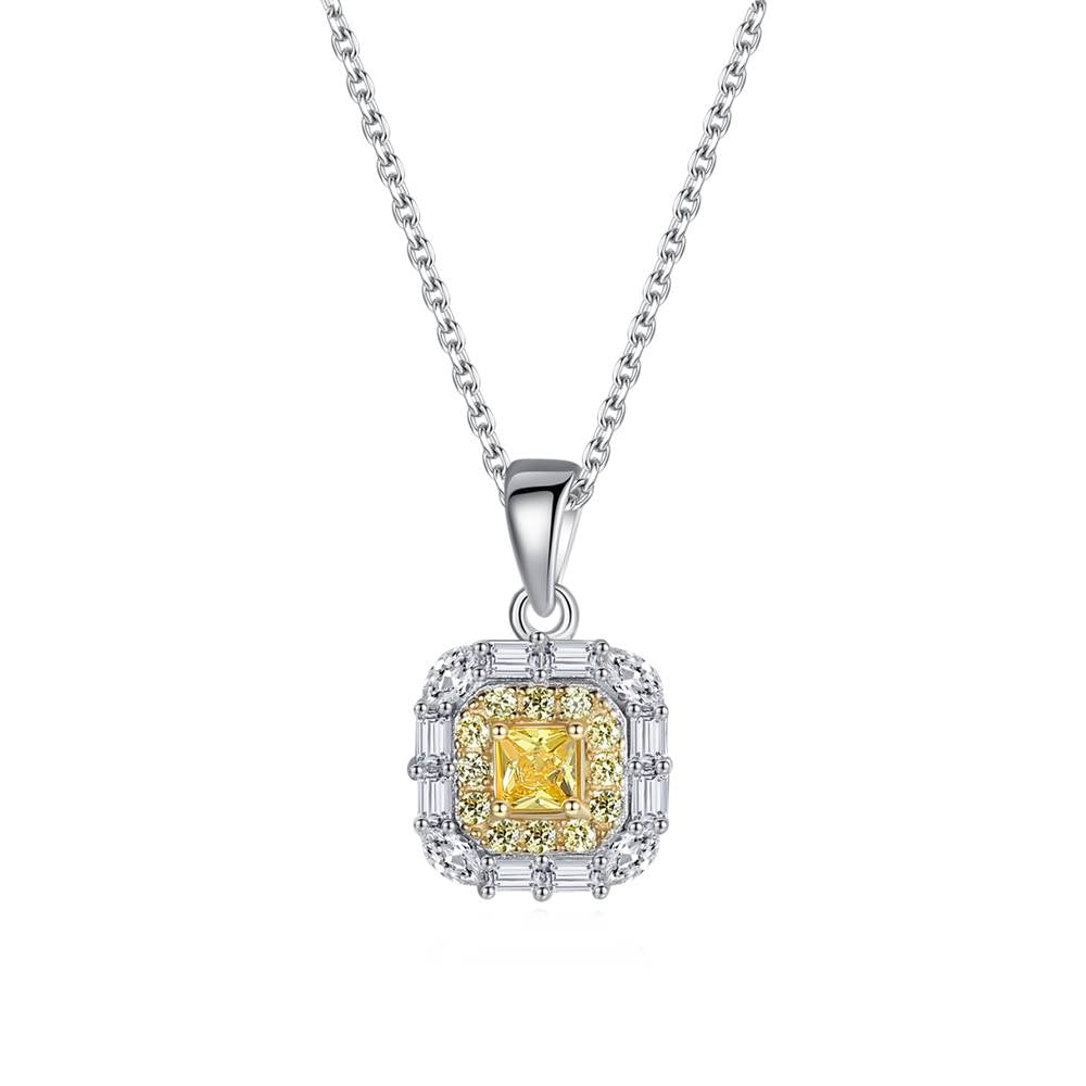 Colier din Argint Joyful Citrine