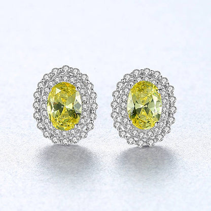 Cercei din Argint Dorothy Citrine