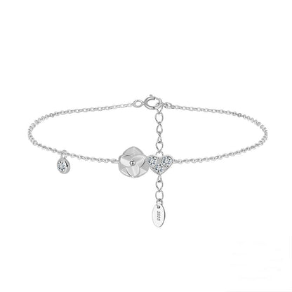 Bratara din Argint Flower Heart