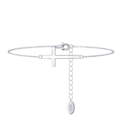 Bratara din argint cu cruciulita cesini