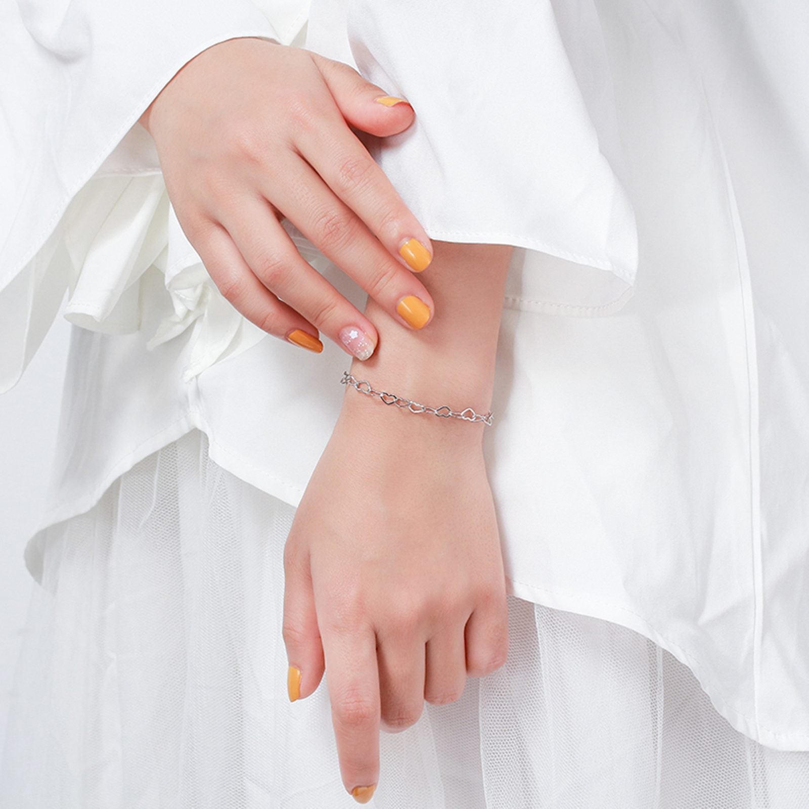 Bratara din argint cu inimioare cesini femei