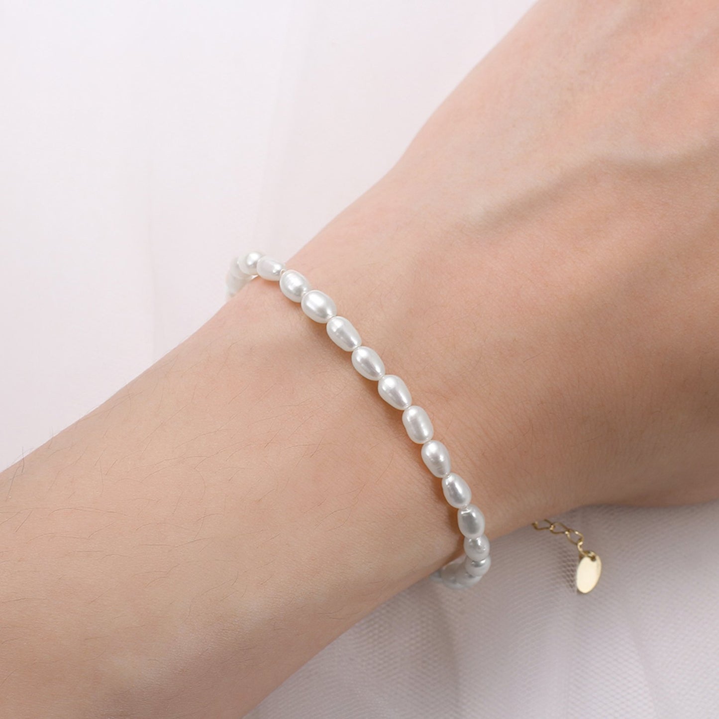 Bratara din Argint Gold Avalon Pearls
