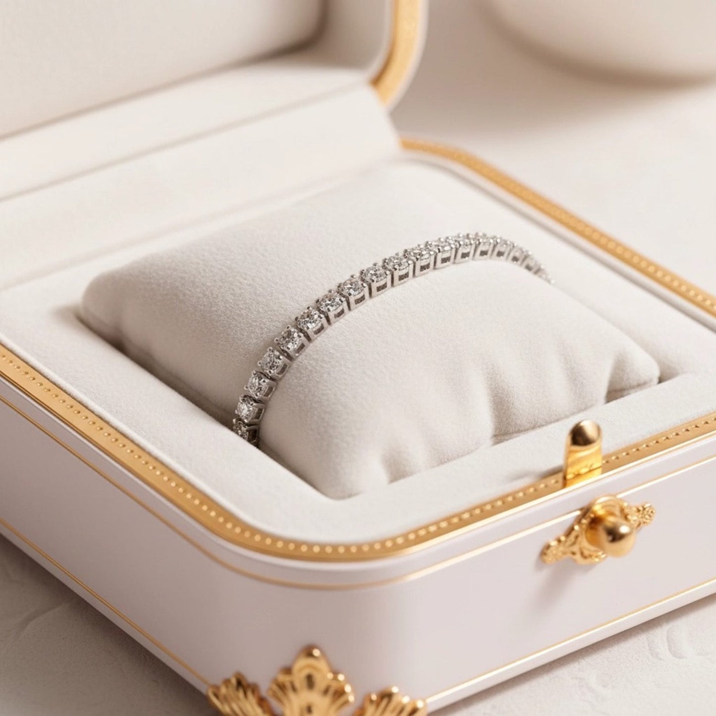 Bratara tennis din argint eleganta cu cristale zirconiu cesini cadou