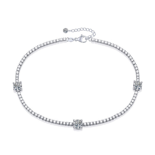 Bratara tennis din argint eleganta cu cristale zirconiu cesini