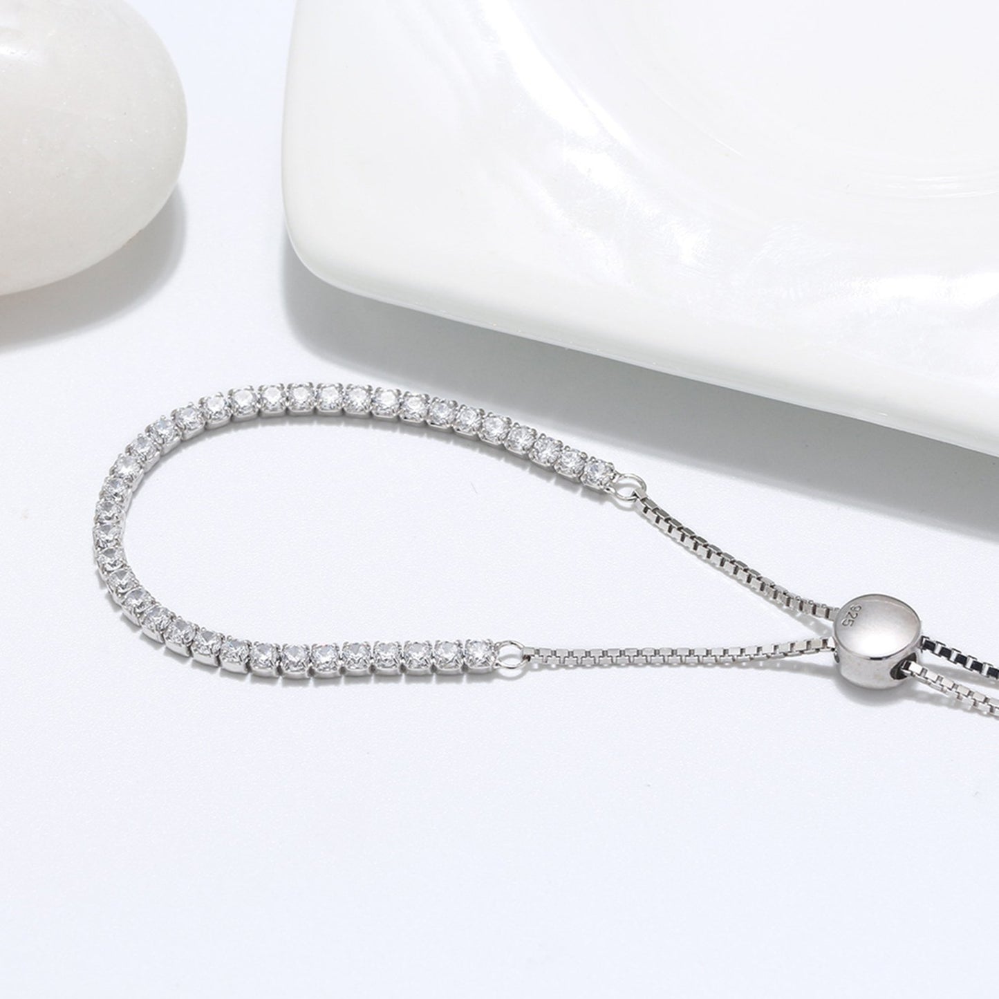 Bratara Tennis din Argint Menessence Diamonds
