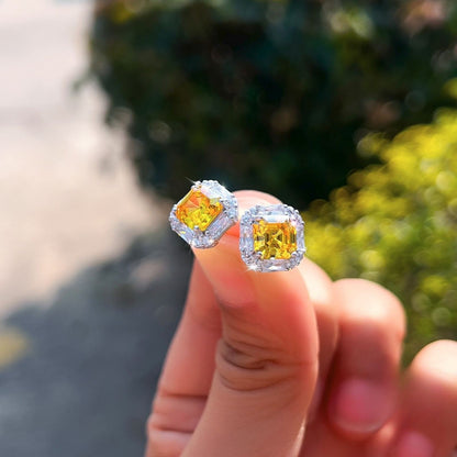Cercei din Argint Lilibet Citrine