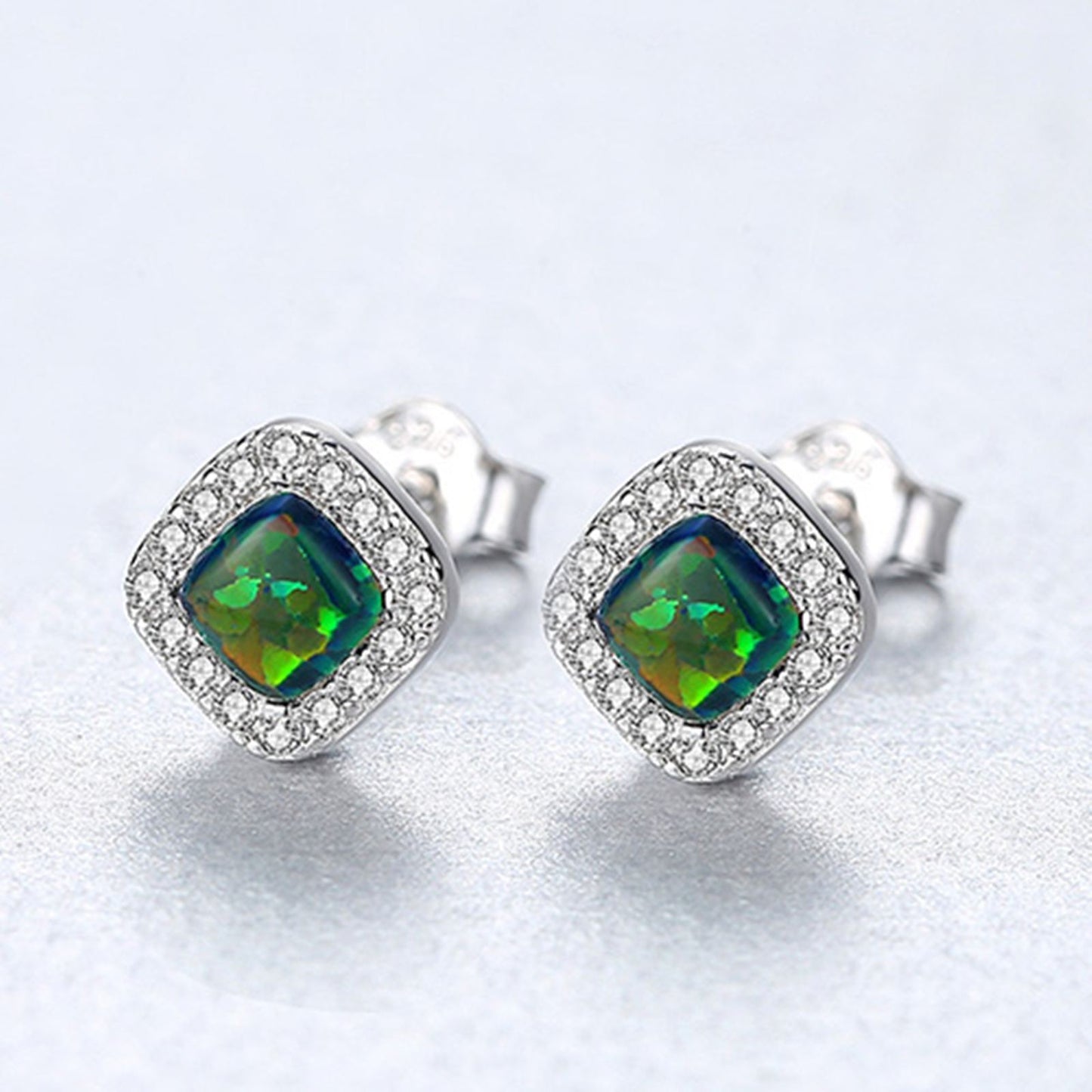 Cercei din Argint Taisia Mystic Opal
