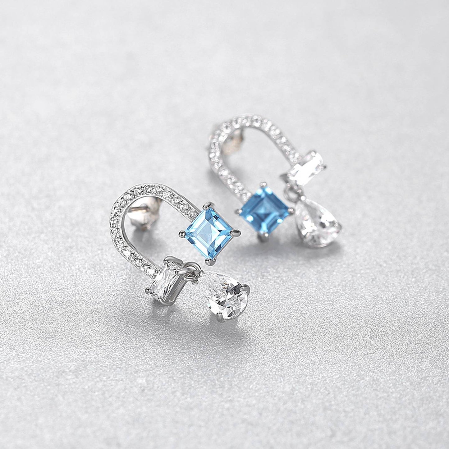 Cercei din Argint Paris Topaz