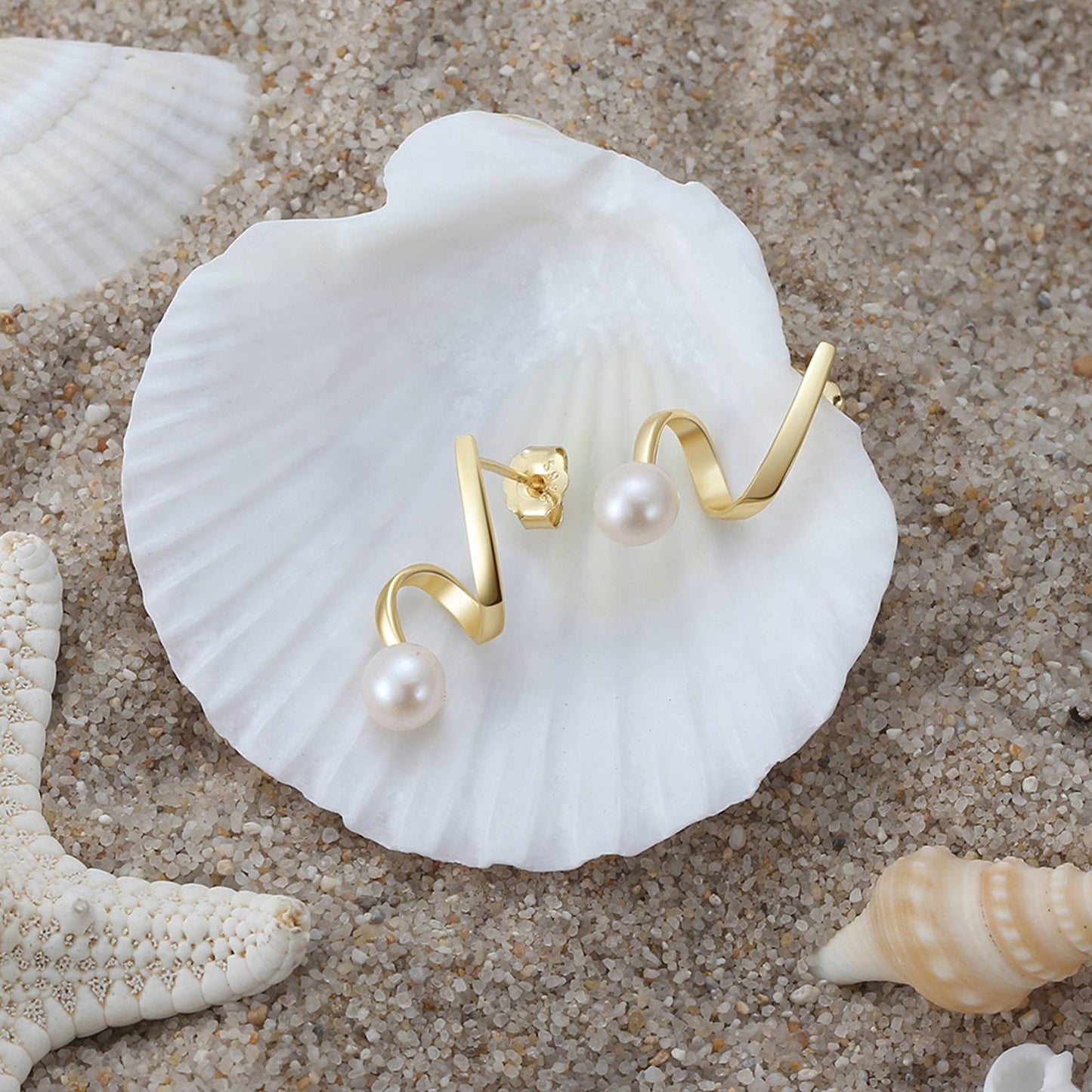 Cercei din Argint Temptation Pearls