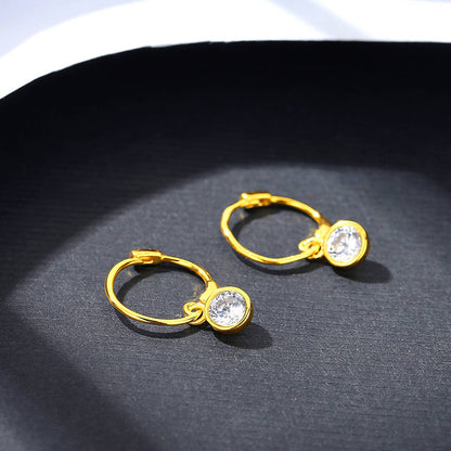 Cercei din Argint Myra Gold Diamonds