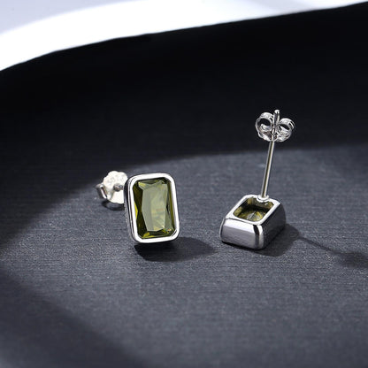 Cercei din Argint Thea Emerald