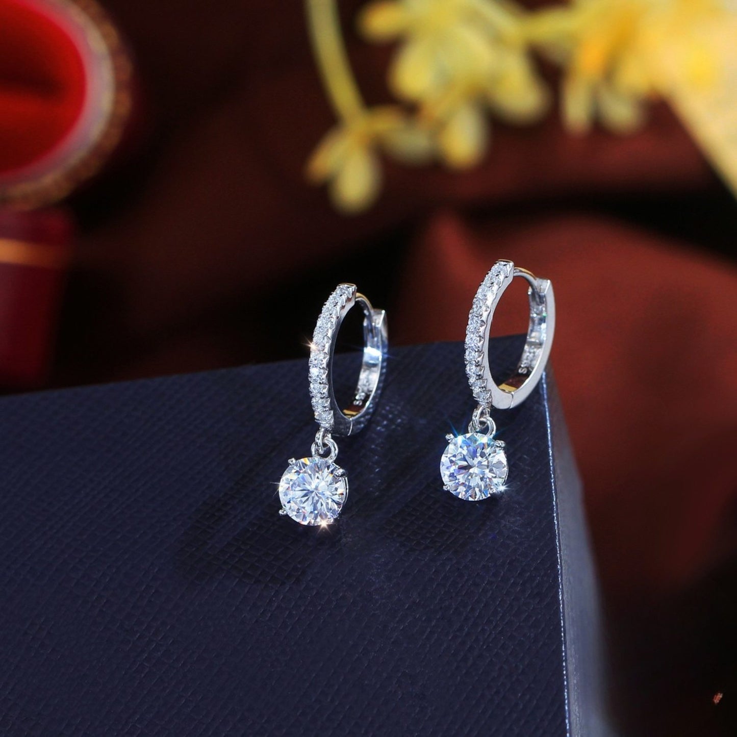 Cercei din Argint Helen Diamonds