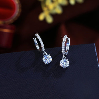 Cercei din Argint Helen Diamonds