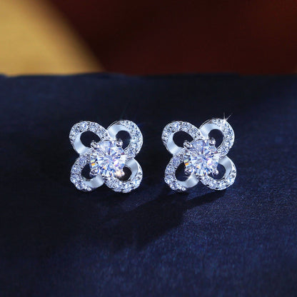 Cercei din Argint Elina Lucky Diamonds