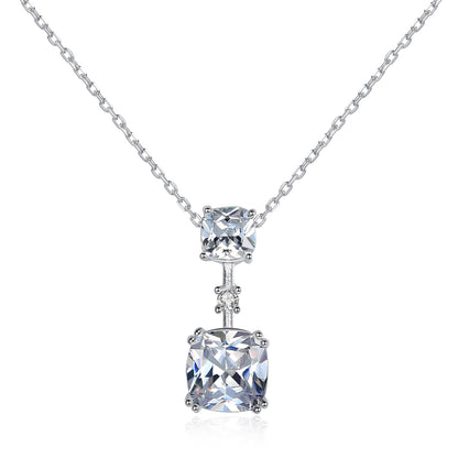 Colier din argint elegant cu cristale zirconiu cesini