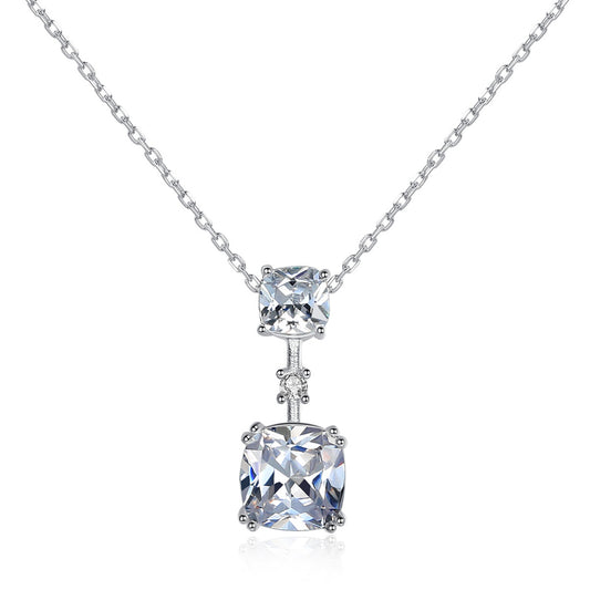 Colier din argint elegant cu cristale zirconiu cesini