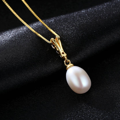 Colier din Argint Melanites Pearl