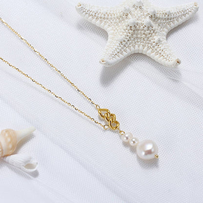 Colier din Argint Elixir Pearls