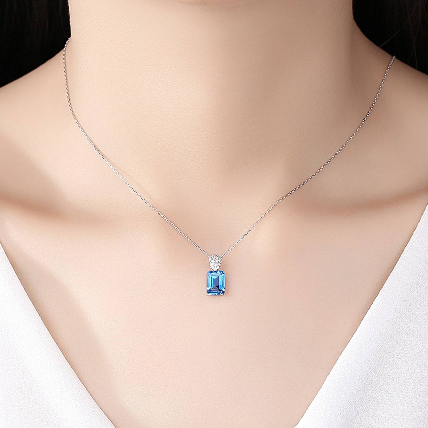 Set din Argint Unique Topaz