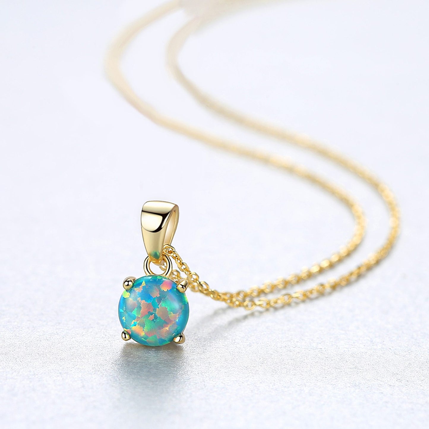 Set din Argint Arisha Opal