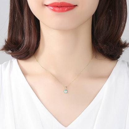 Set din Argint Arisha Opal