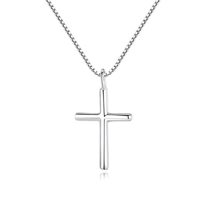 Colier lantisor din argint cu pandantiv cruce cesini