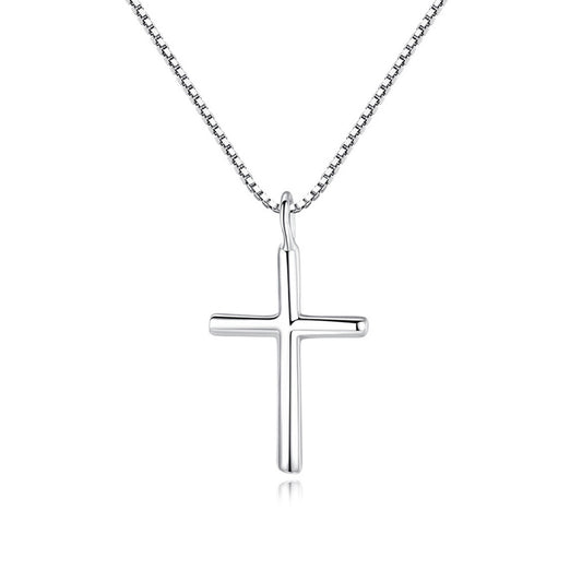 Colier lantisor din argint cu pandantiv cruce cesini