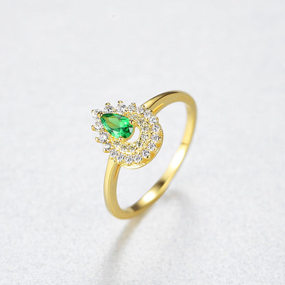 Inel din Argint Zeya Emerald