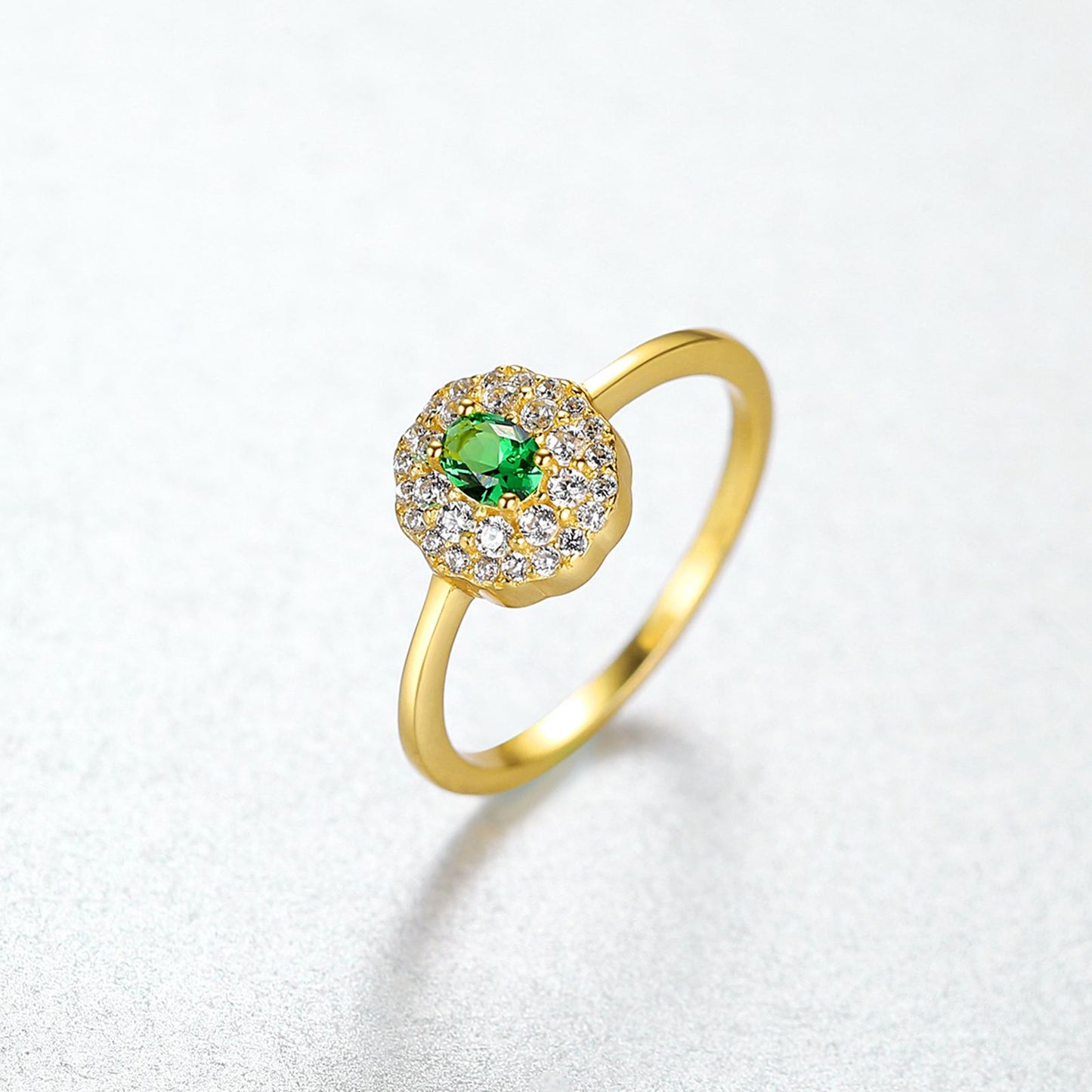 Inel din Argint Amira Emerald