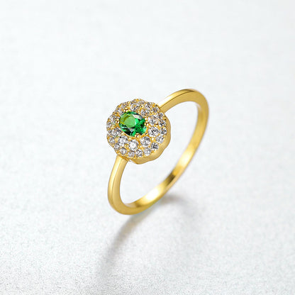 Inel din Argint Amira Emerald