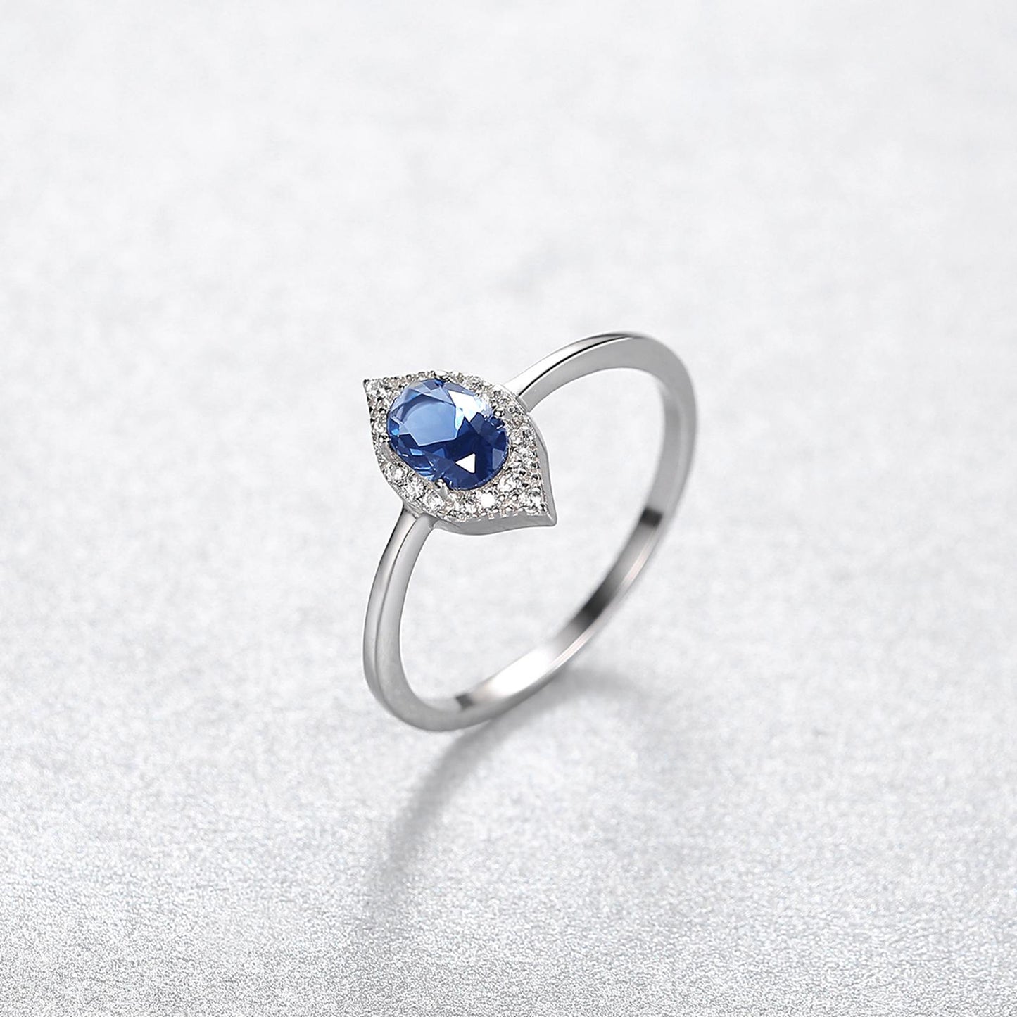 Inel din Argint Noir Sapphire