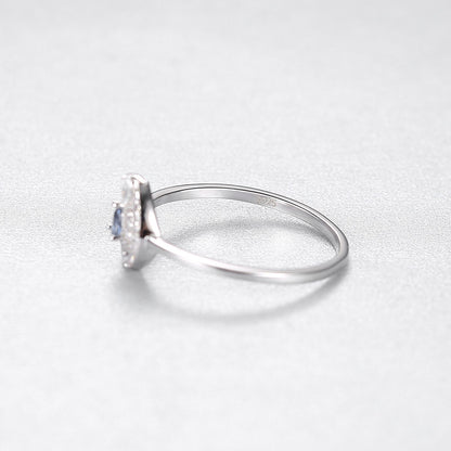 Inel din Argint Noir Sapphire