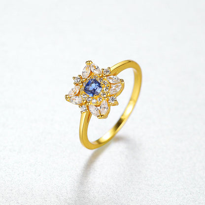 Inel din Argint Alarose Sapphire