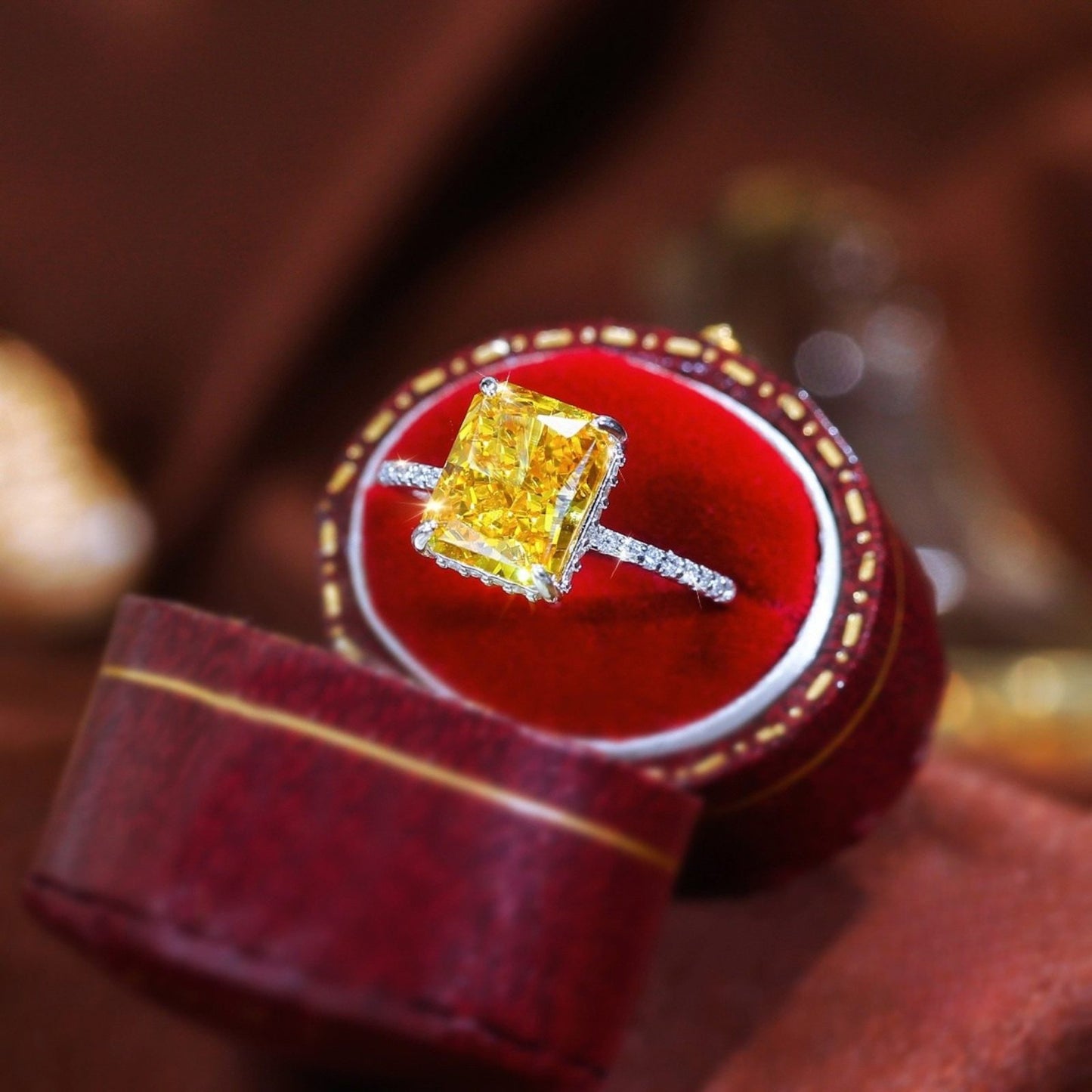 Inel din Argint Allegra Citrine