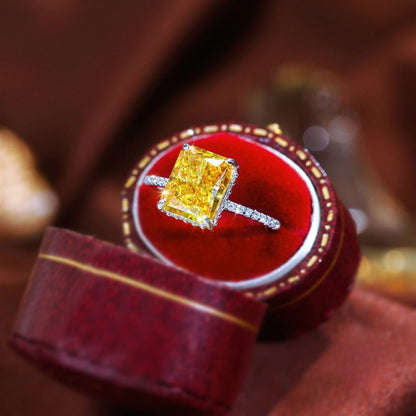 Inel din Argint Allegra Citrine