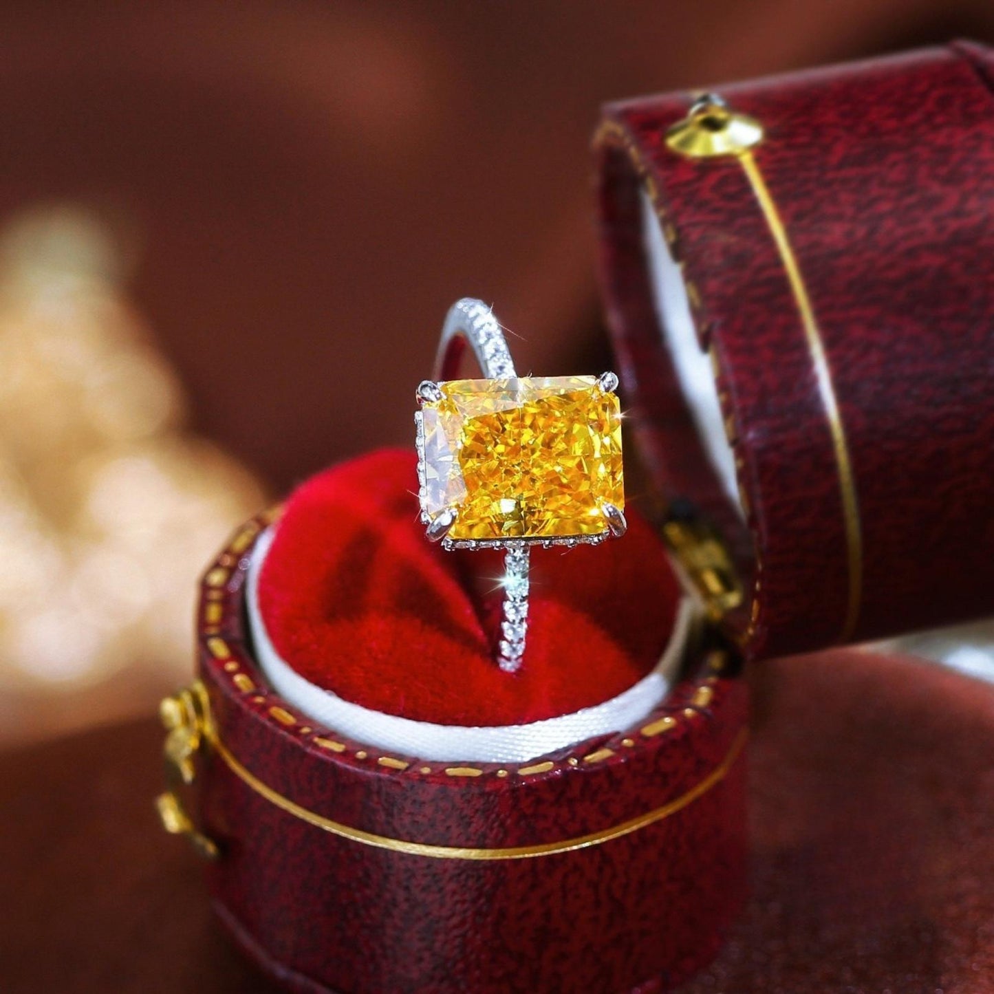 Inel din Argint Allegra Citrine