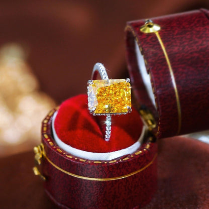 Inel din Argint Allegra Citrine
