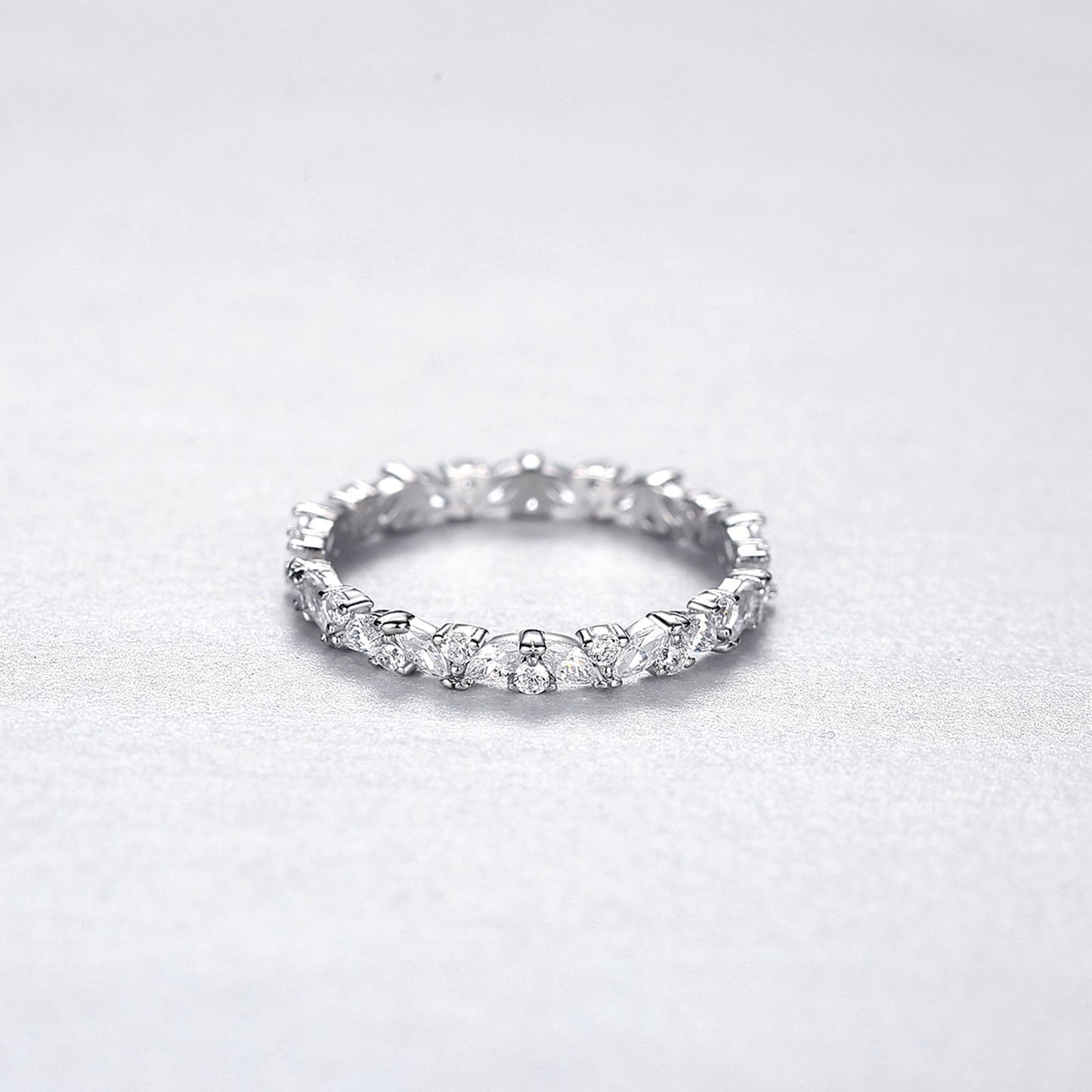 Inel din argint tennis cu cristale zirconiu cesini femei