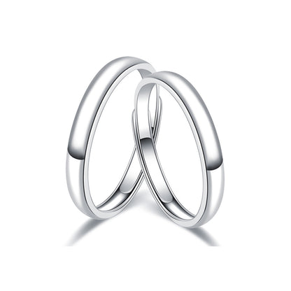 Set inele cuplu din argint pentru ea si el cesini