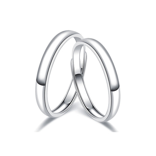 Set inele cuplu din argint pentru ea si el cesini