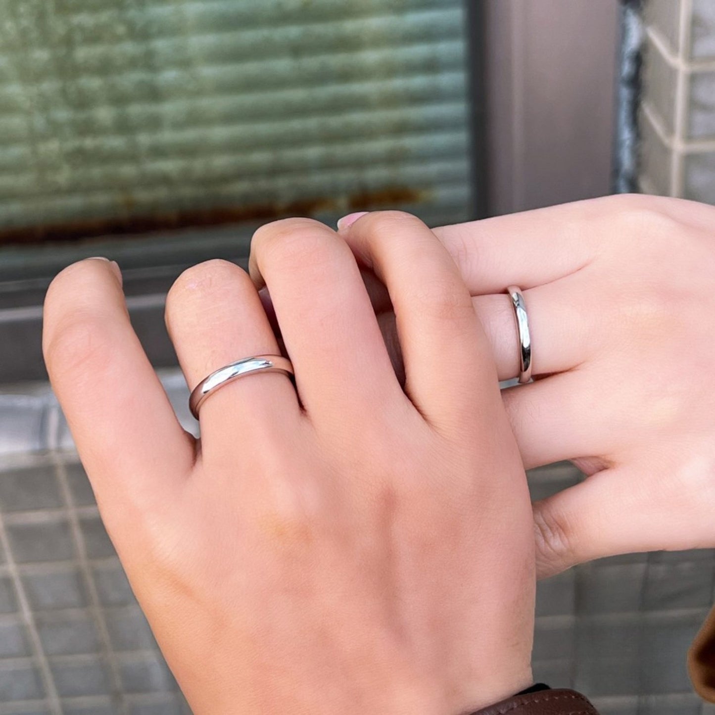 Set inele cuplu din argint pentru ea si el cesini femei