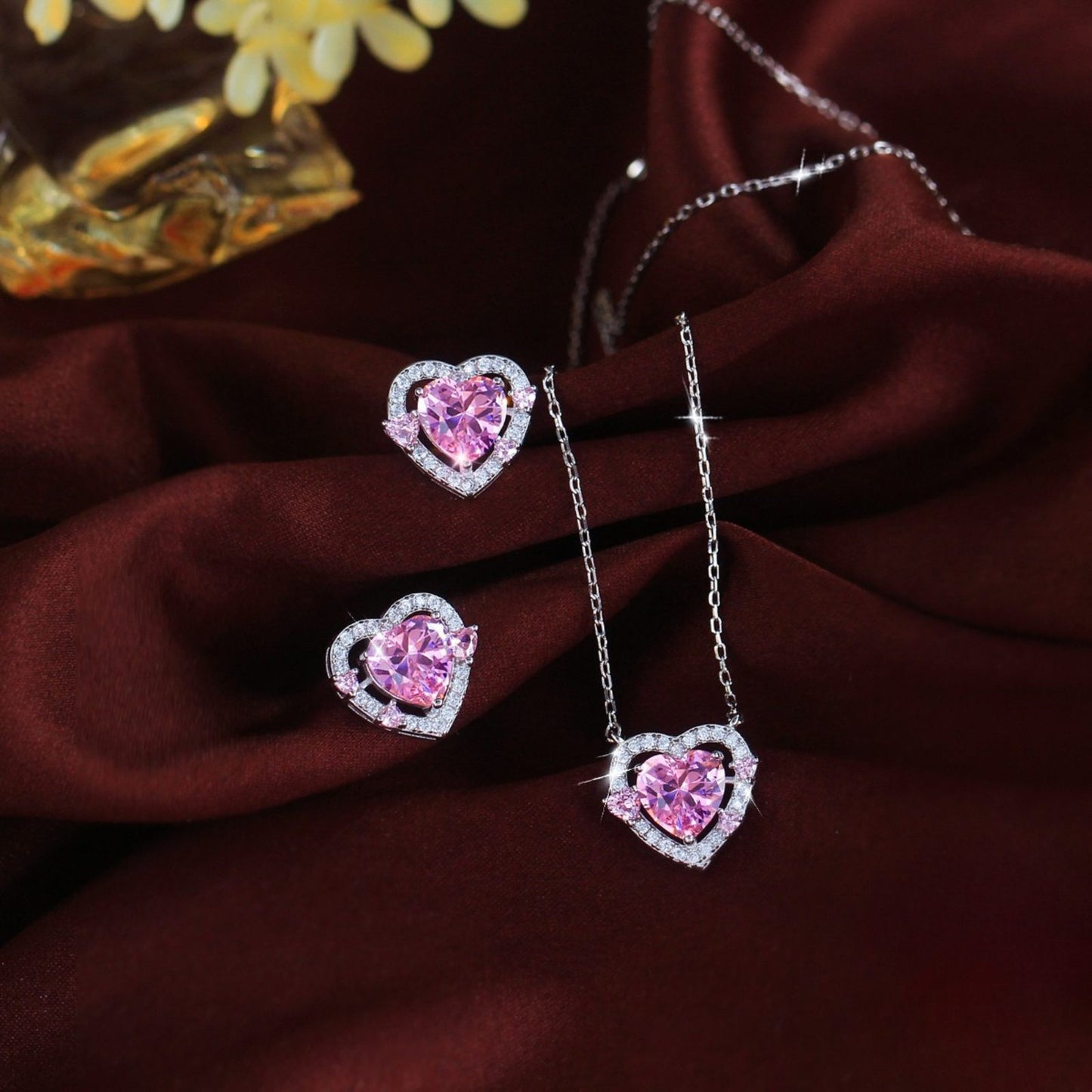 Set din Argint Sophia Heart