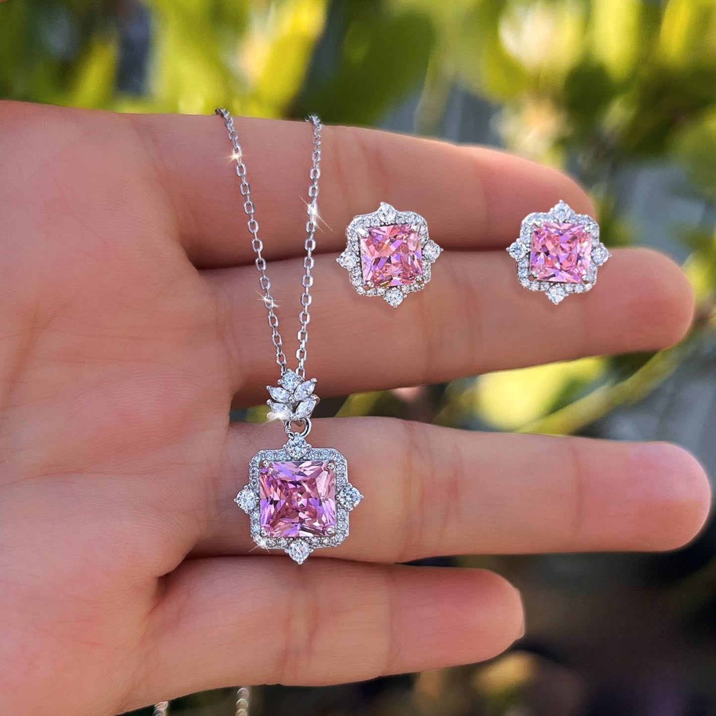 Set din Argint Karla Diamonds