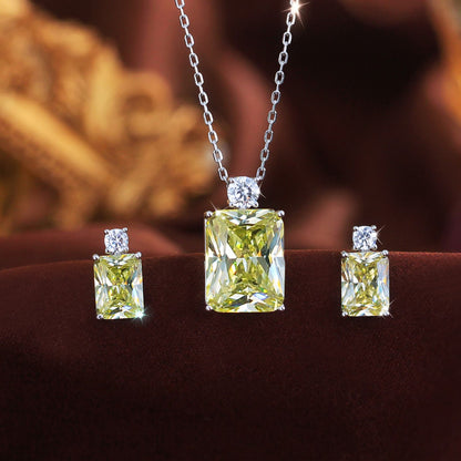 Set din Argint Allegra Citrine
