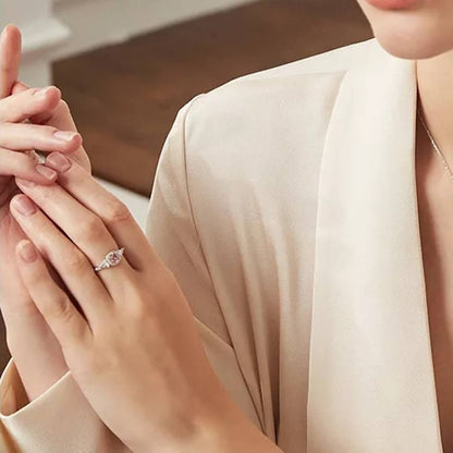 Inel din Argint Pink Diamond