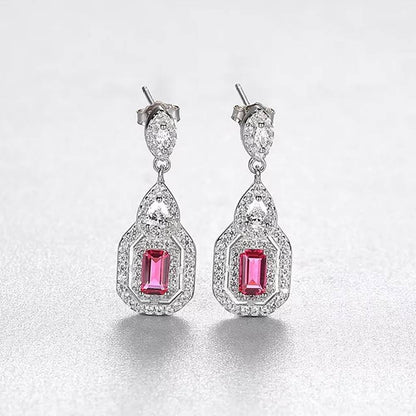 Set din Argint Red Eclipse