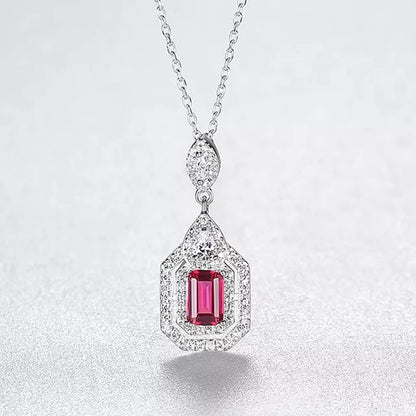 Set din Argint Red Eclipse