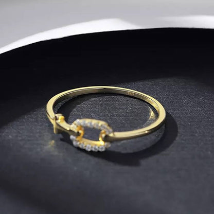 Inel din Argint Miriam Gold