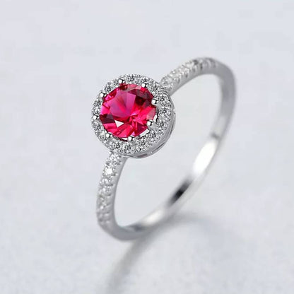 Inel din Argint Diamonds Ruby